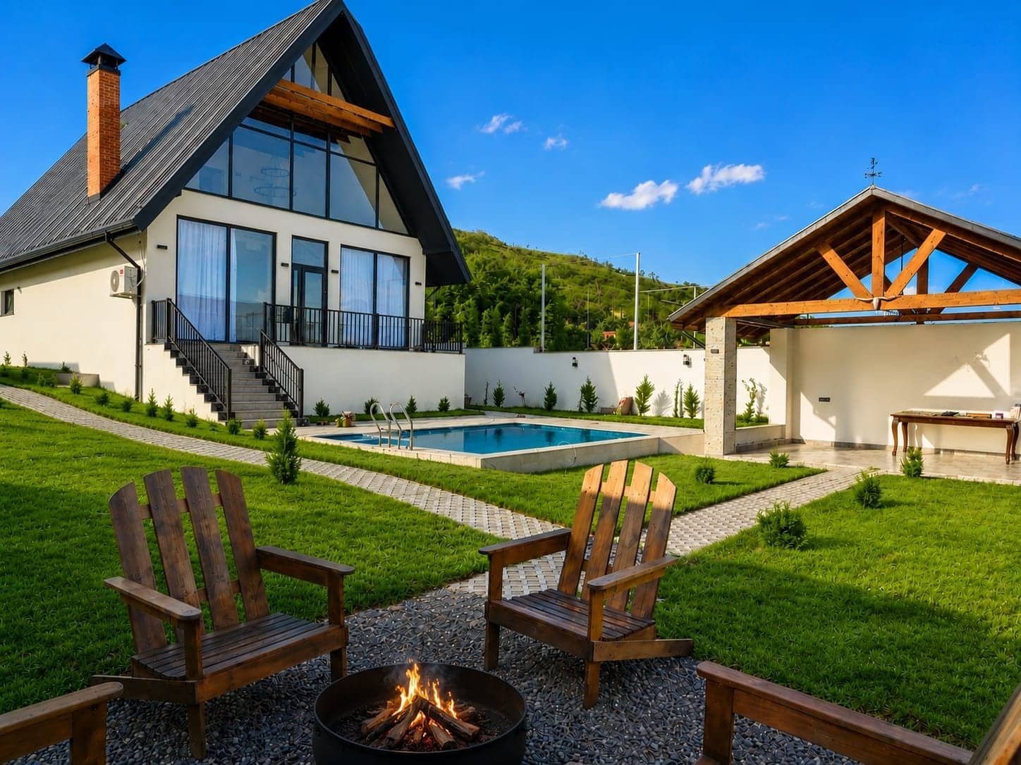 Quba Riverside A-Frame Villa