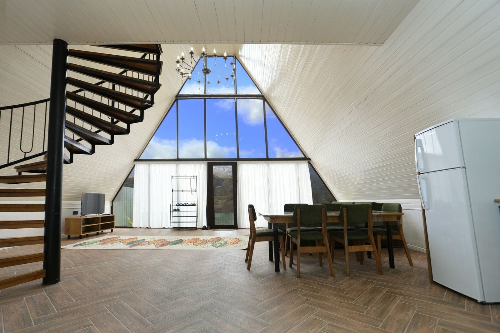 كوخ Quba Harmoniya A-Frame — فيلا للإيجار في قوبا