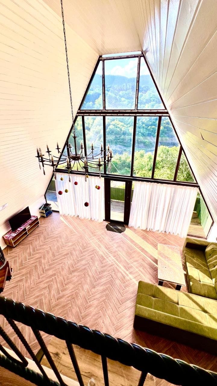 كوخ Quba Harmoniya A-Frame — فيلا للإيجار في قوبا
