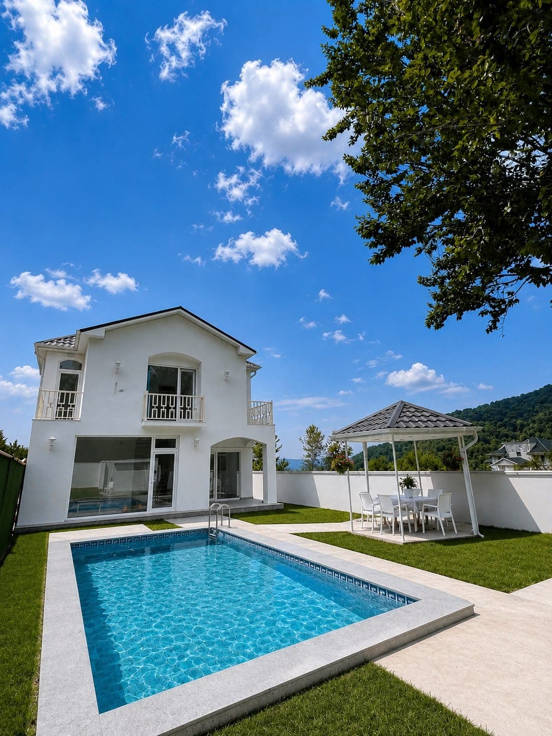 Qemervan Mountain Villa — فيلا للإيجار في غابالا مع مسبح