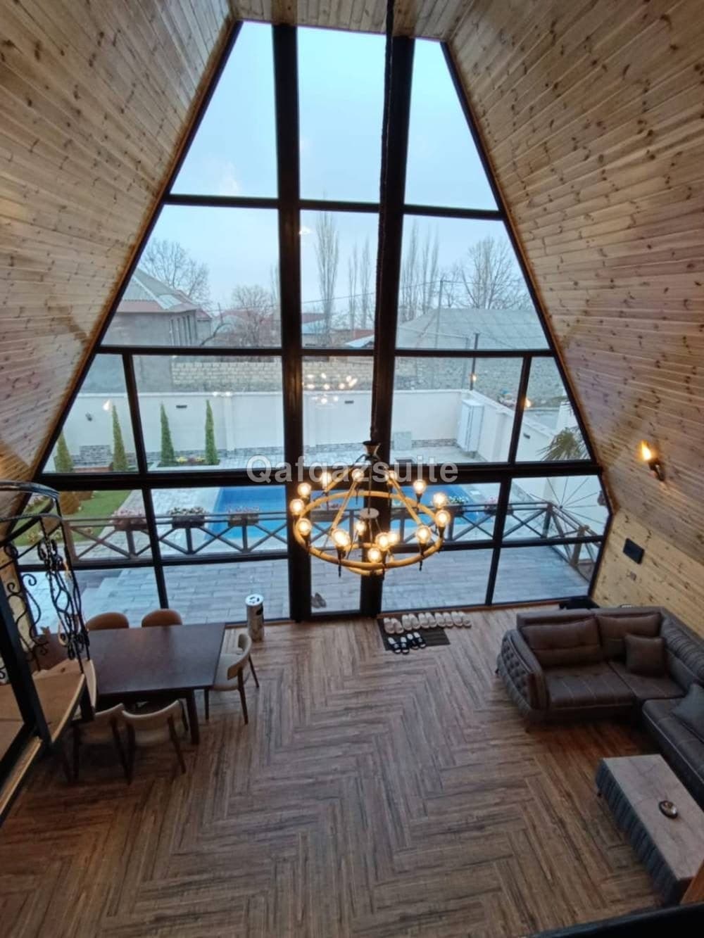 Qafqaz A-Frame Sheki – 3-bedroom, 2-bathroom cozy A-Frame rental with nature view - photo 9