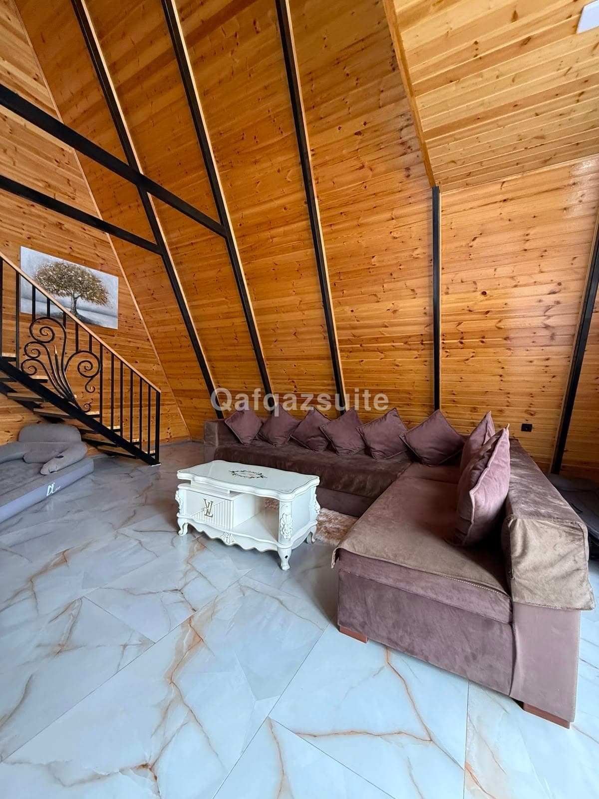 My Home Quba – A-Frame Villa with Heated Pool