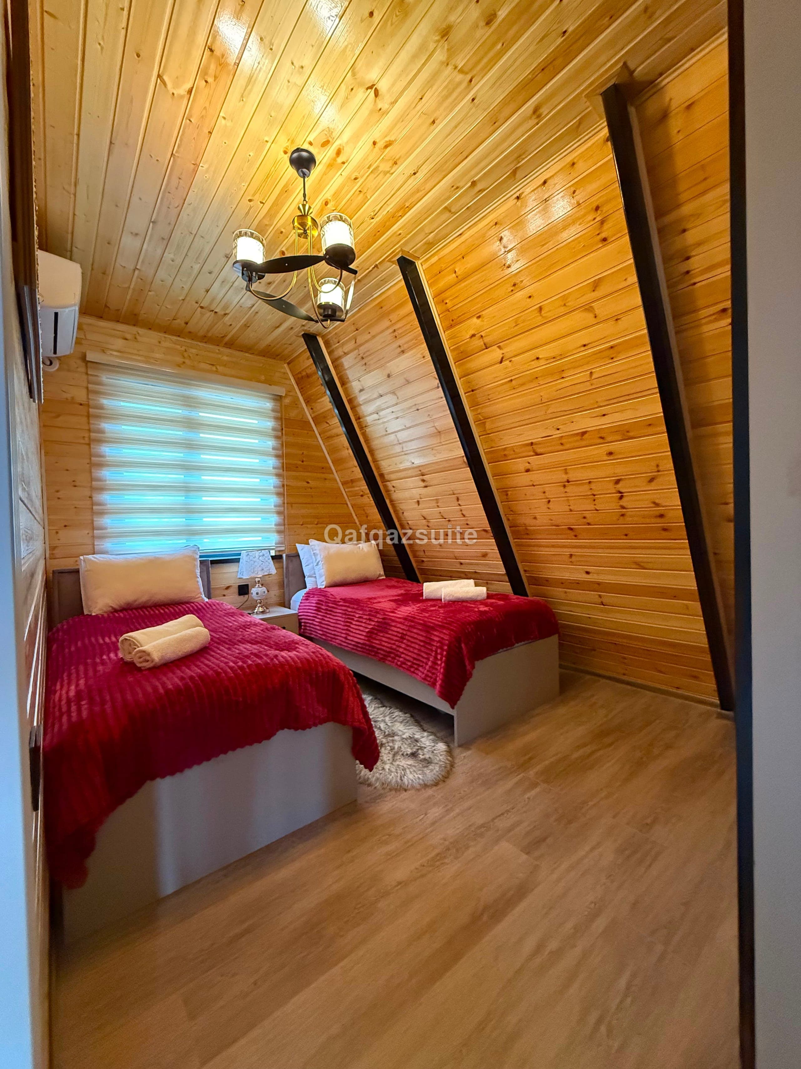 My Home Quba – A-Frame Villa with Heated Pool