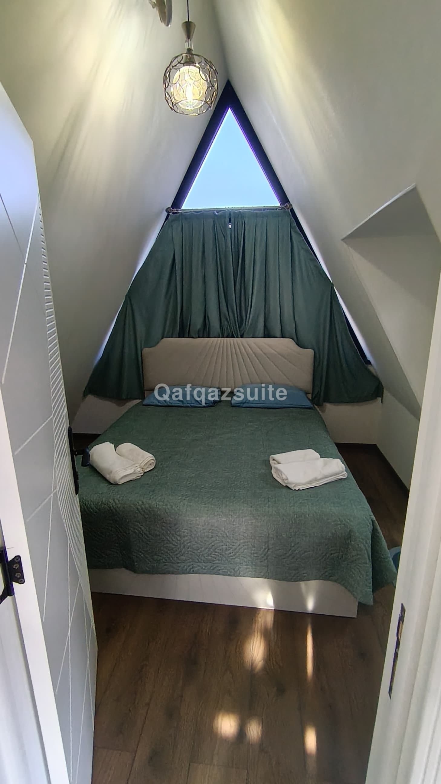 Villa Rent Sheki | Forest Peak A-Frame with Heated Pool | Seki Booking