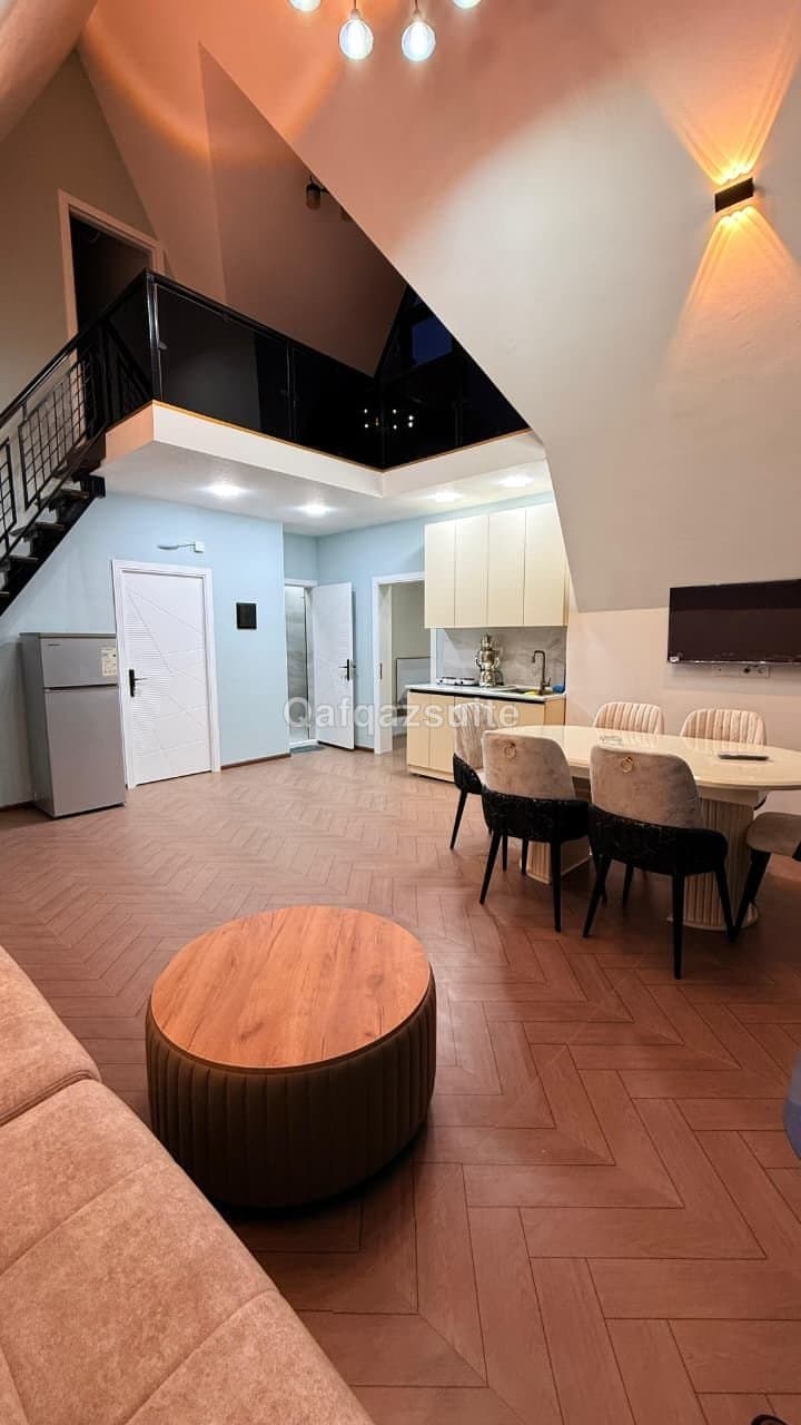 Villa Rent Sheki | Forest Peak A-Frame with Heated Pool | Seki Booking