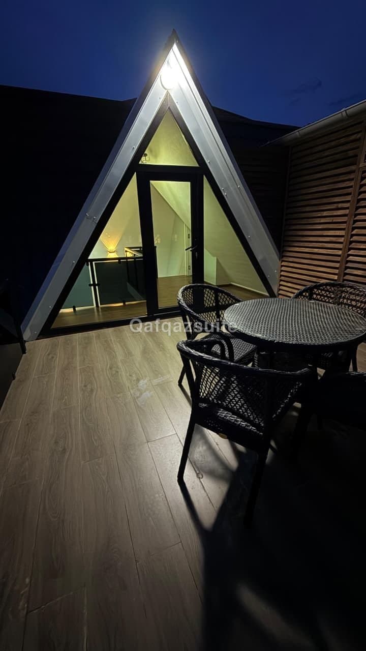 Villa Rent Sheki | Forest Peak A-Frame with Heated Pool | Seki Booking